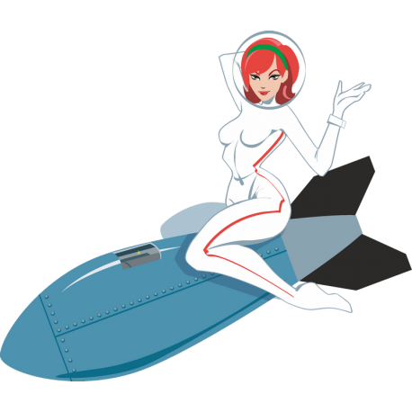 Девушка на ракете Rocketgirl